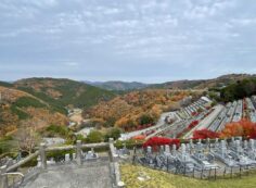 7区3番墓所上段駐車場からの風景②