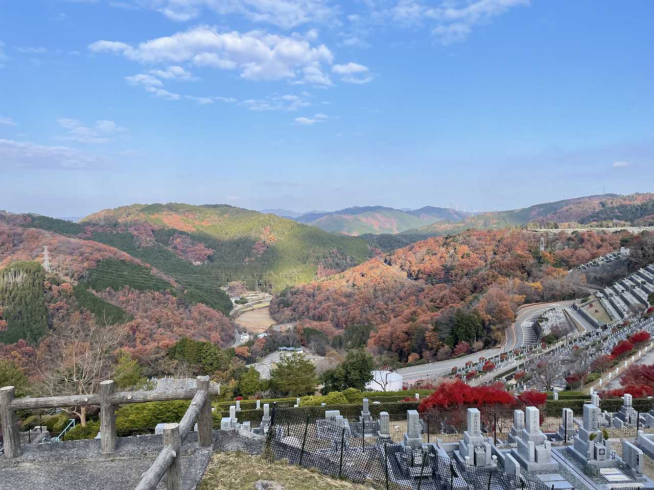 7区3番上段駐車場からの風景②