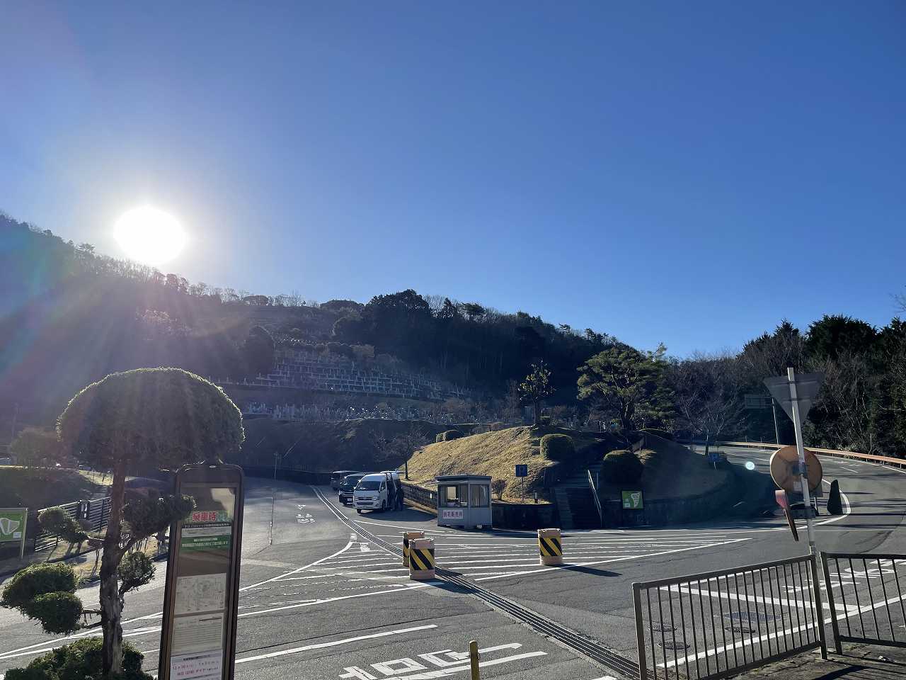 5区バス停駐車場からの風景