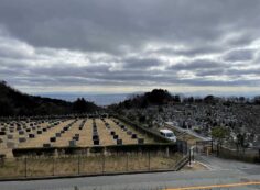 11区4番墓所から（南東向き）風景