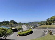 霊園北入り口から風景　