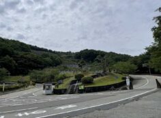 バス通り5区バス停風景