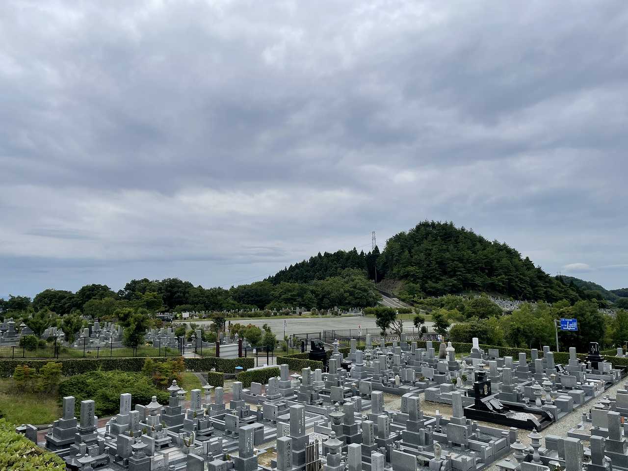 11区7番墓所から（南向）風景