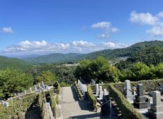 8区5番あずま家から北風景