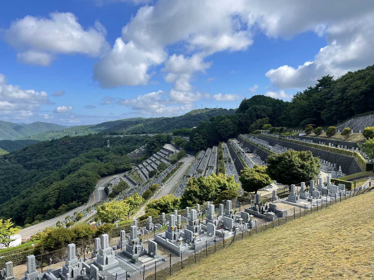 7区3番上段駐車場からの風景