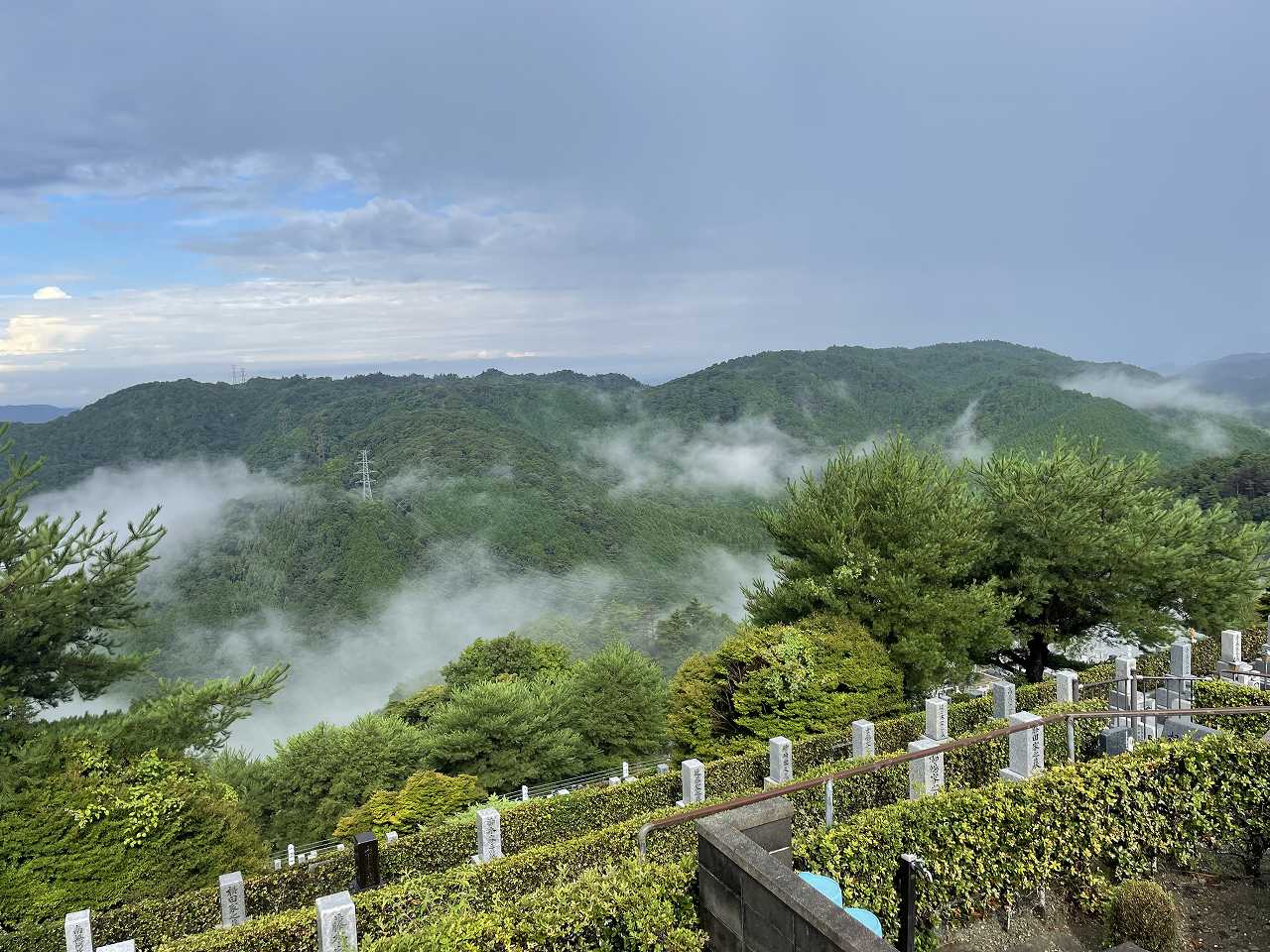 8区5番あずま屋からの風景③