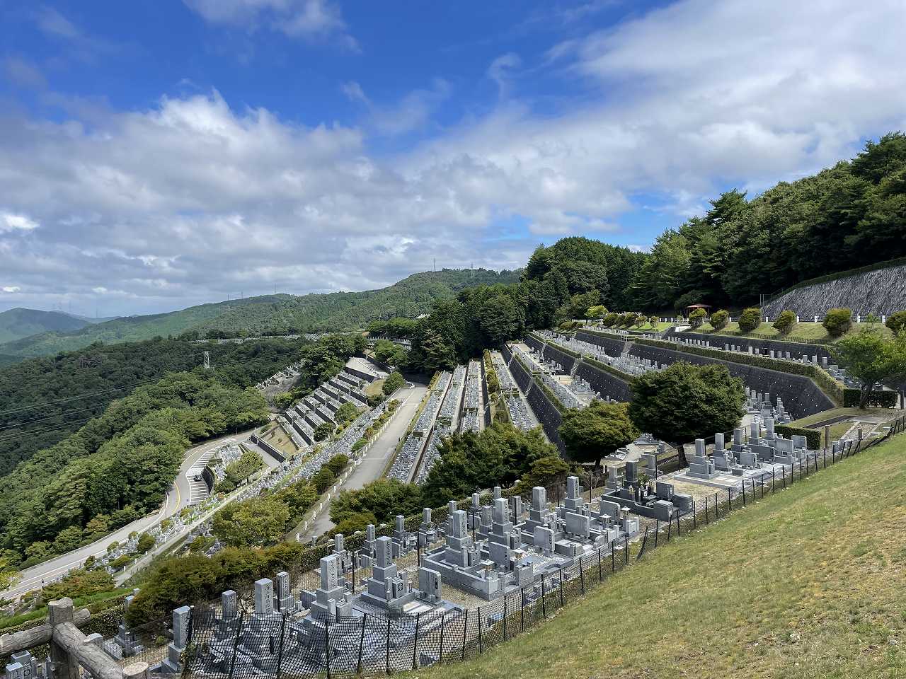 7区3番最上段駐車場からの風景1