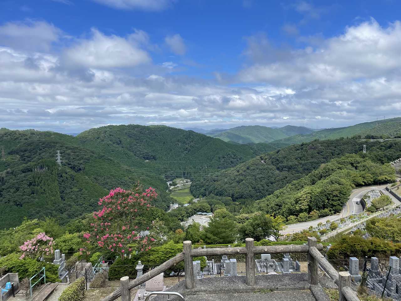 7区3番最上段駐車場からの風景２