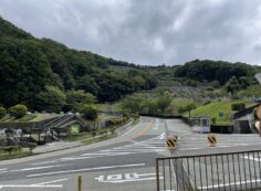 バス通り５区バス停からの風景