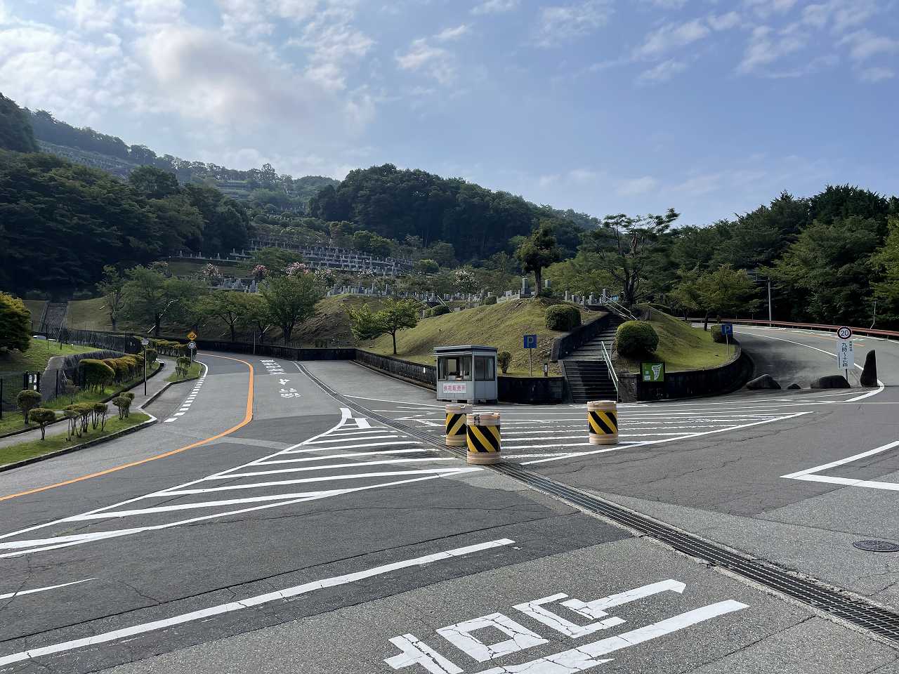 バス通り5区停留所からの風景