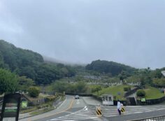 バス通り・5区バス停からの風景