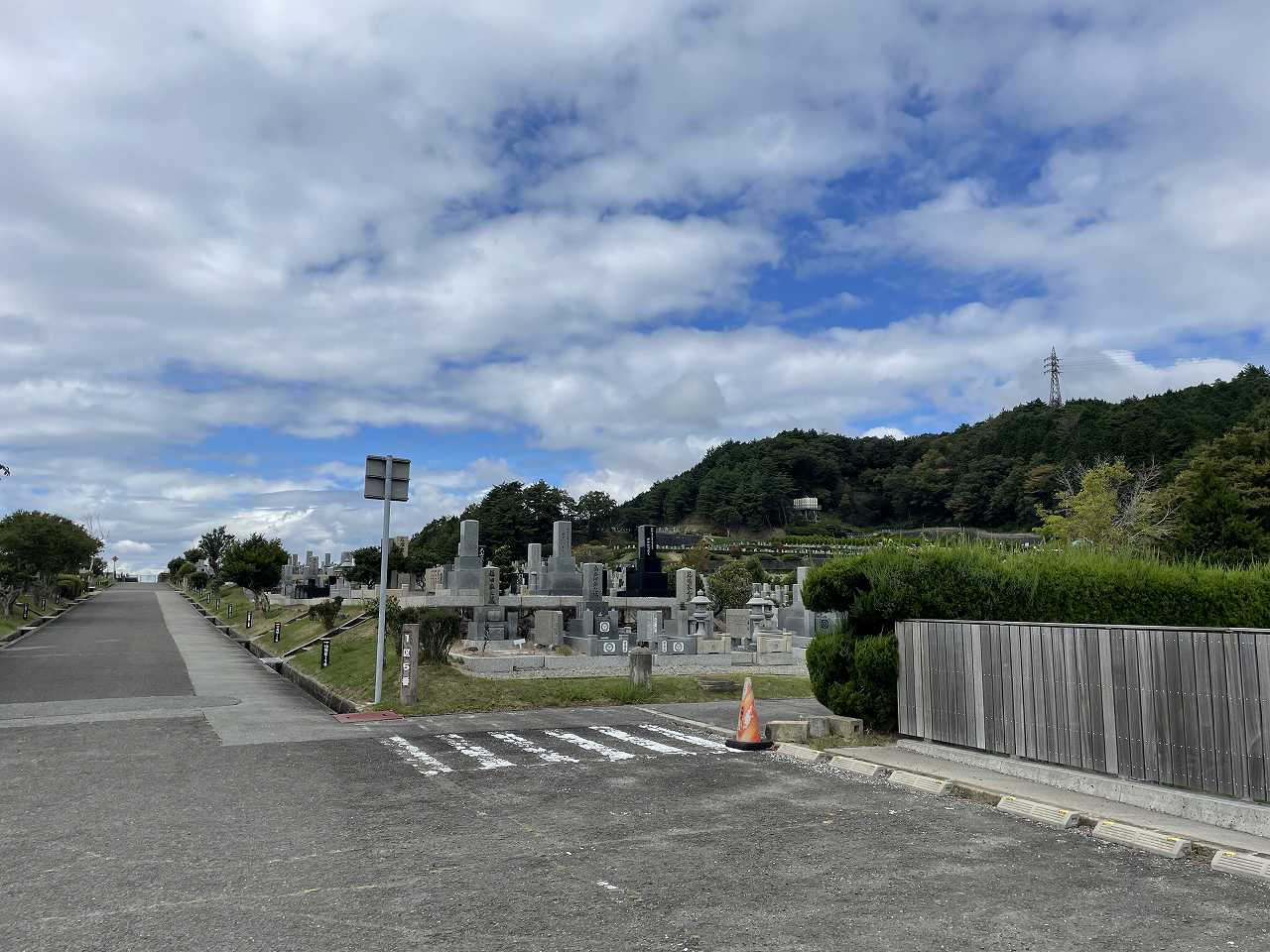 1区8番駐車場からの風景③